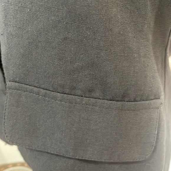 Vintage Norton McNaughton short sleeve blazer jacket top shoulder pads size 4 P - Picture 5 of 13